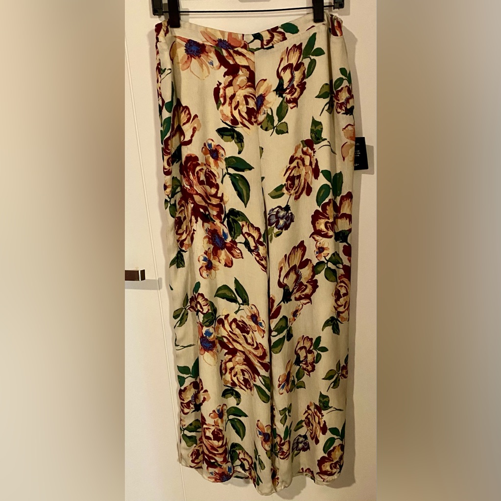 Lulus Floral Wide Leg Pants Xl